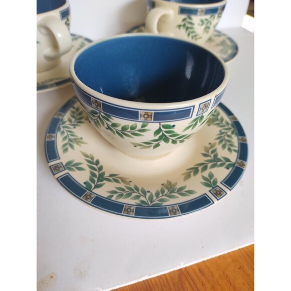 Pfalzgraff USA - Lot of 3 sets - Stoneware Cup & Saucer Sylvan Pattern - Picture 3 of 12